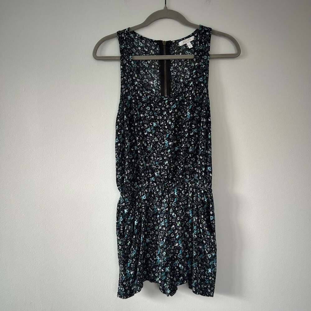 dELiA*s Floral Romper Size M Sleeveless With Zipper Detail